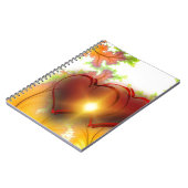 Modernes Design Design Muster Accessoires, Liebe Notizblock (Linke Seite)