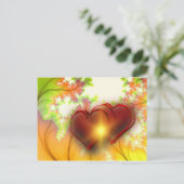 Modernes Design Design Muster Accessoires, Liebe Postkarte (Stehend Vorderseite)