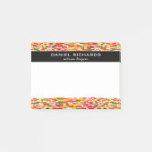 Modernes Design Designer Branding Post-it Klebezettel (Vorderseite)