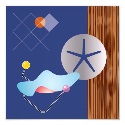 Modernes Design Eames Homepages Print Fotodruck (Vorne)