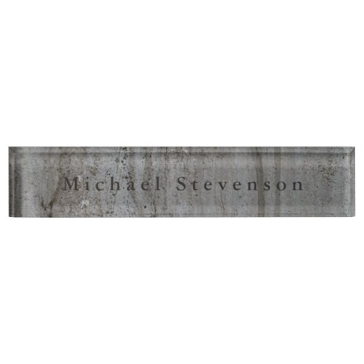 Modernes Design, einzigartig Persönlich Namensplakette (Vorderseite)