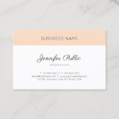 Modernes Design Elegant Schlicht Beruflich Visitenkarte