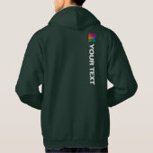Modernes Design - Elegante Vorlage drucken Hoodie (Rückseite)