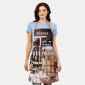 Modernes Design Festivals Thema Wein Schürze (Getragen)