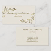 Modernes Design für Berufliche Blumen-Logos Visitenkarte (Vorne/Hinten)