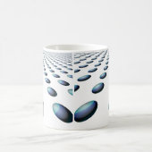 Modernes Design für blaues Ball Kaffeetasse (Mittel)