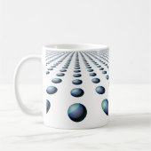 Modernes Design für blaues Ball Kaffeetasse (Links)