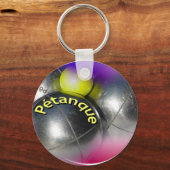 Modernes Design für Boulebälle Schlüsselanhänger (Vorderseite)