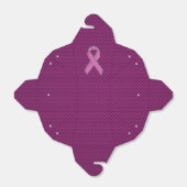 Modernes Design für das rosa Band-Bewusstsein Geschenkschachtel (Ungefaltet)