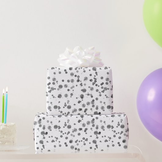 Modernes Design für den Dalmatiner von Aquarellfar Geschenkpapier (Partygeschenke)