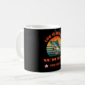 MODERNES DESIGN FÜR FISCHER KAFFEETASSE (Vorderseite Links)