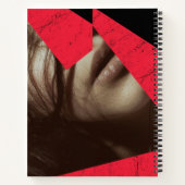 Modernes Design für Mädchen Notizblock (Rückseite)