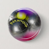 Modernes Design für Petanque Button (Vorderseite)