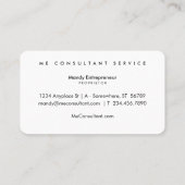 Modernes Design für Rippelwellenmuster Visitenkarte (Rückseite)