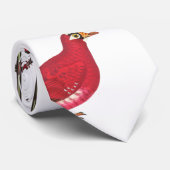 modernes Design für rote Vögel Krawatte (Gerollt)