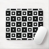 Modernes Design für Schwarz und Weiß Mousepad (Mit Mouse)