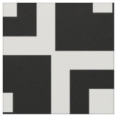 Modernes Design für Schwarz und Weiß Stoff (Nahaufnahme)