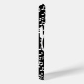 Modernes Design für Schwarz-Weiß-Musik Case-Mate iPhone Hülle (Rückseite / Rechts)