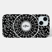 Modernes Design für Schwarz-Weiß-Musik Case-Mate iPhone Hülle (Rückseite (Horizontal))