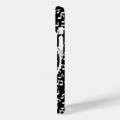 Modernes Design für Schwarz-Weiß-Musik Case-Mate iPhone Hülle (Rückseite / Links)