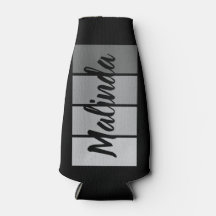 Modernes Design für Skriptnamen - Schwarz Minimali