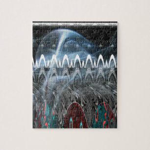 Modernes Design für Tribal Edgy. Puzzle