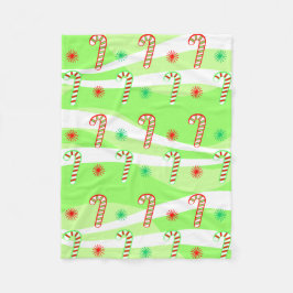 Modernes Design für Weihnachtskanäle Fleecedecke