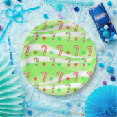 Modernes Design für Weihnachtskanäle Pappteller (Party)