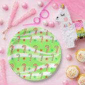 Modernes Design für Weihnachtskanäle Pappteller (Party)