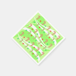 Modernes Design für Weihnachtskanäle Serviette