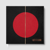 Modernes Design Gästebuch (Vorderseite)