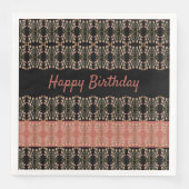 Modernes Design gestylt Serviette (Vorderseite)