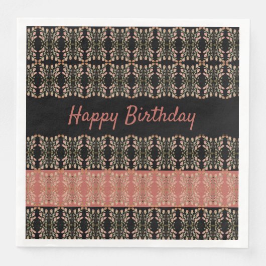 Modernes Design gestylt Serviette (Vorderseite)