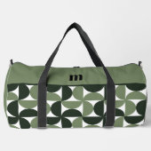 Modernes Design-Grüne Muster Duffle Bag (Vorderseite)