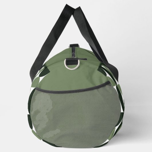 Modernes Design-Grüne Muster Duffle Bag (Rechts)