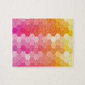 Modernes Design-Hexagon-Muster Puzzle (Horizontal)
