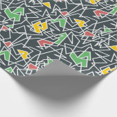 Modernes Design im abstrakten Stil des Mittelalter Geschenkpapier (Ecke)