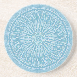 Modernes Design in Blau und Türkis Getränkeuntersetzer