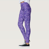 Modernes Design in Royal blau und weiß Leggings (Links)