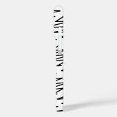 Modernes Design in Schwarz und Weiß Case-Mate iPhone Hülle (Rückseite / Links)