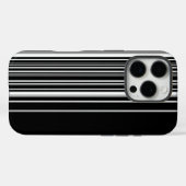 Modernes Design in Schwarz und Weiß Case-Mate iPhone Hülle (Rückseite (Horizontal))