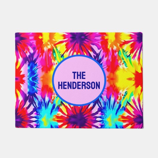 MODERNES DESIGN KRAWATTE DYE FUßMATTE (Vorderseite)