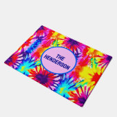 MODERNES DESIGN KRAWATTE DYE FUßMATTE (Schrägansicht)