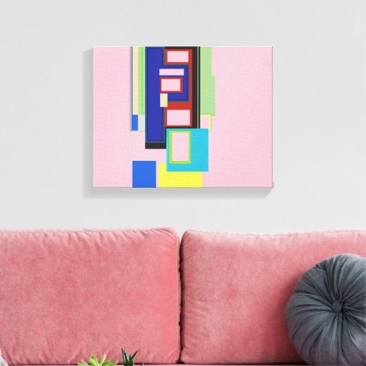 Modernes Design Leinwanddruck (Insitu (Wohnzimmer))