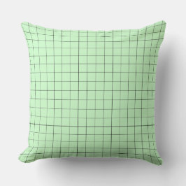 Modernes Design Lignes Tartan Pastel Colors Pillow Kissen