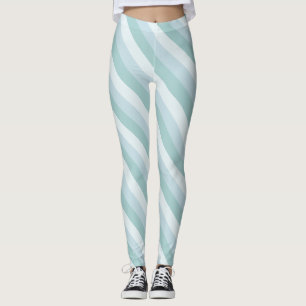 Modernes Design mit angesagtem Chic Blue Green Tem Leggings