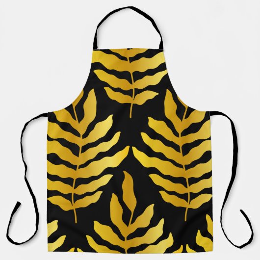 Modernes Design mit Blätter. Tropische Blätter aus Schürze (Vorderseite)