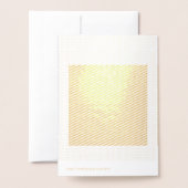 Modernes Design mit einer eleganten Kombination au Folienkarte (Rückseite mit Umschlag)