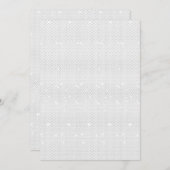 Modernes Design mit einer eleganten Kombination au Save The Date (Vorne/Hinten)