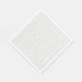 Modernes Design mit einer eleganten Kombination au Serviette (Ecke)